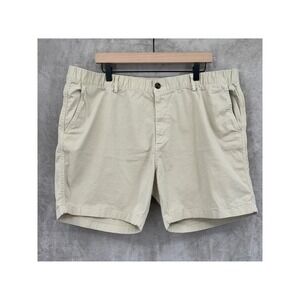 Bearbottom Shorts Mens 3XL Tan Solid Chino Stretch Casual 7" Inseam